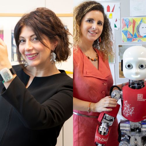 Monica Gori e Alessandra Sciutti