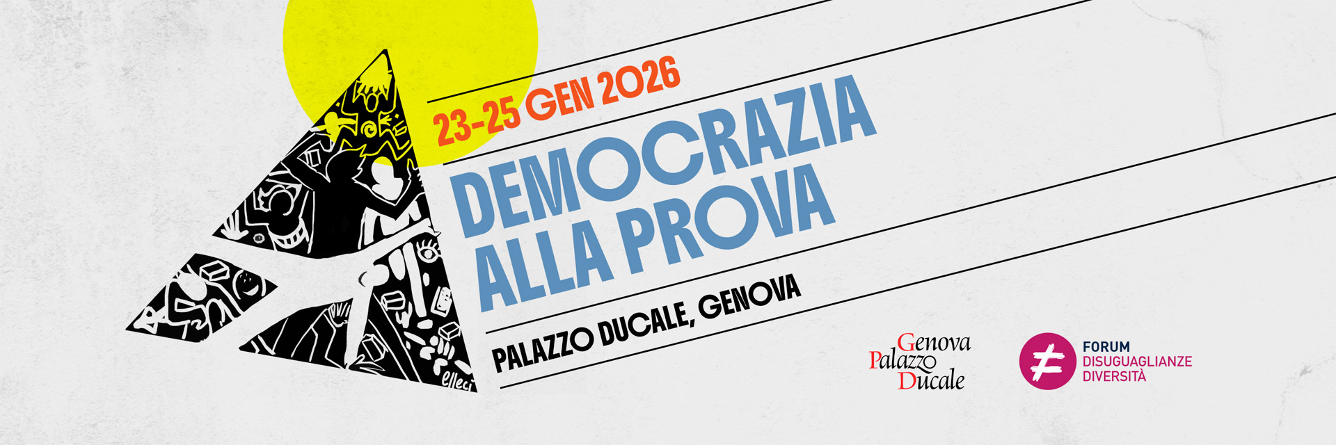 Democrazia alla prova, dal 23 al 25 gennaio al Palazzo Ducale di Genova