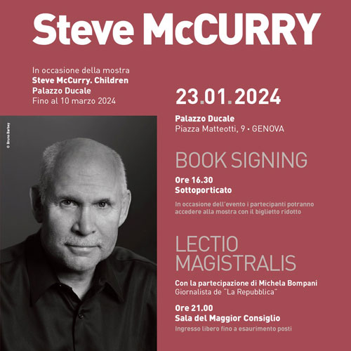 Steve McCurry a Palazzo Ducale