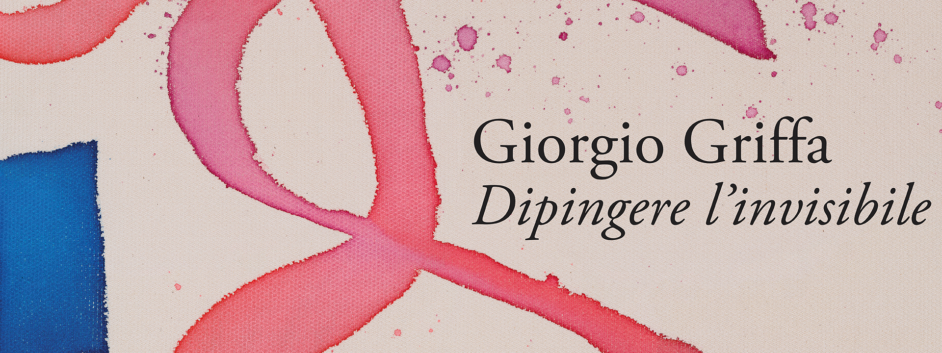 Giorgio Griffa alla mostra Dipingere l'invisibile Genova 2025