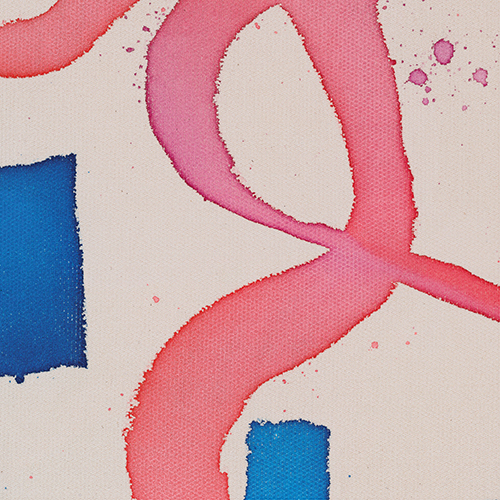 Giorgio Griffa alla mostra Dipingere l'invisibile Genova 2025