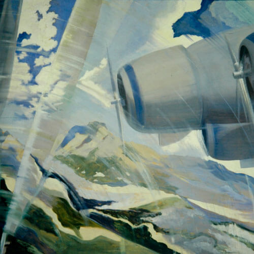 Aeropittura di Giovanni Korompay