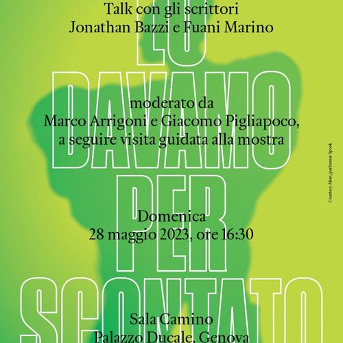 Talk: Jonathan Bazzi e  Fuani Marino