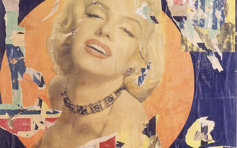 Mimmo Rotella, Marilyn, 1963