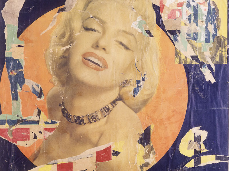 Mimmo Rotella, Marilyn, 1963